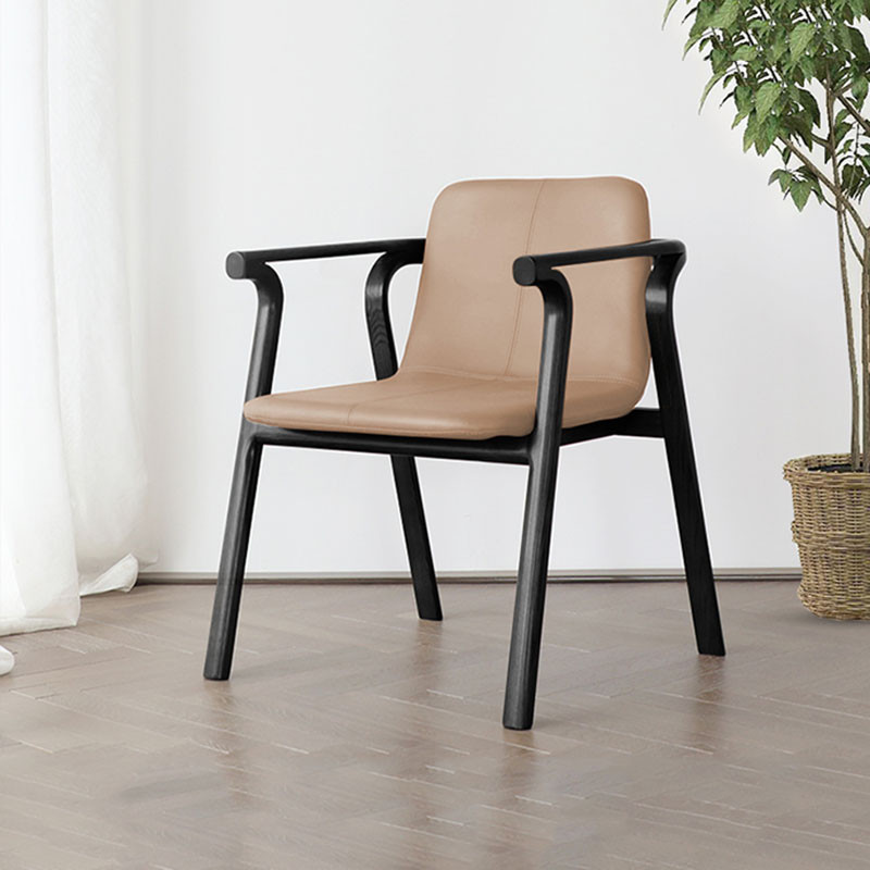 Knut Wooden Dining Chair Singapore — Side View