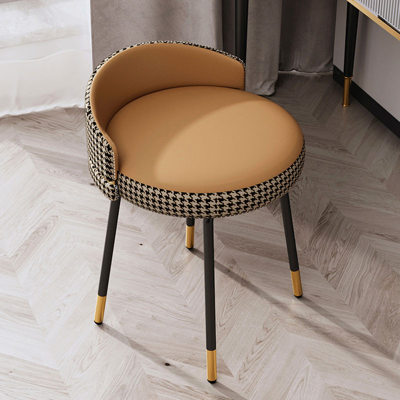 Seona Leather  Dressing Chair in home setting — Singapore