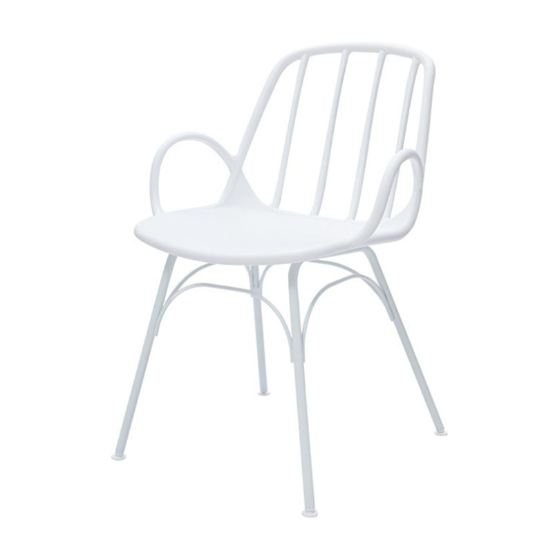 Estrid Dining Chair with Armrest Nordic Style (4 Pieces) Singapore — Room Setting