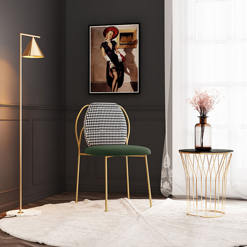 Liv Flannel Dining Chair Nordic Style (4 Pieces) Singapore — Material Detail