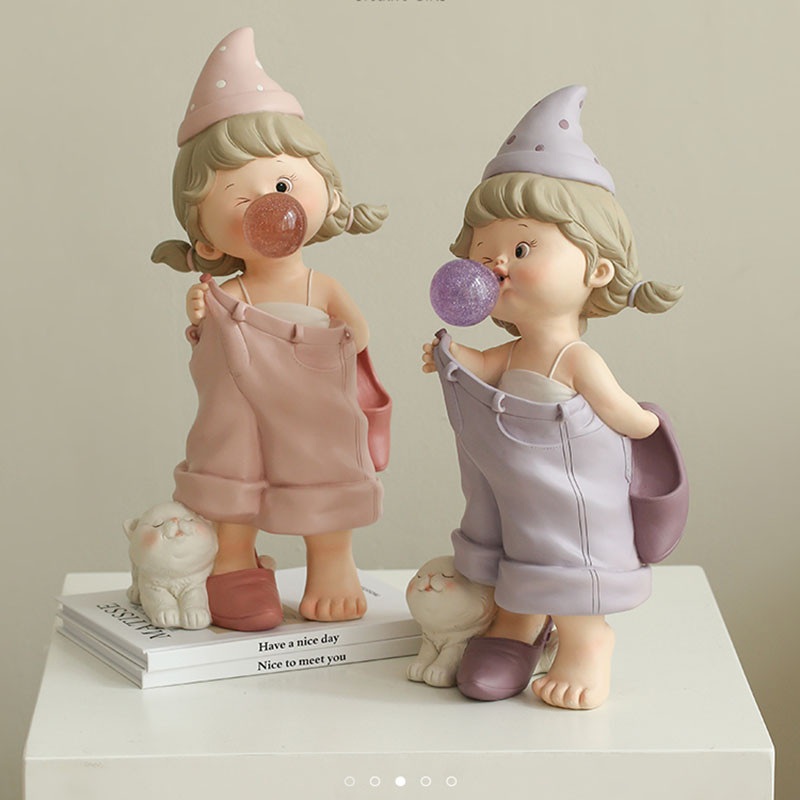 Ella Resin Home Decor Figurines Singapore — Main View