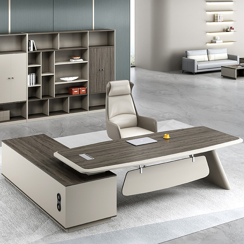 Roland Executive Desk in office setting — Linear Furnishings Singapore