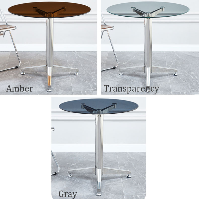 Elegante Tempered Glass Coffee Table Singapore — Detail View