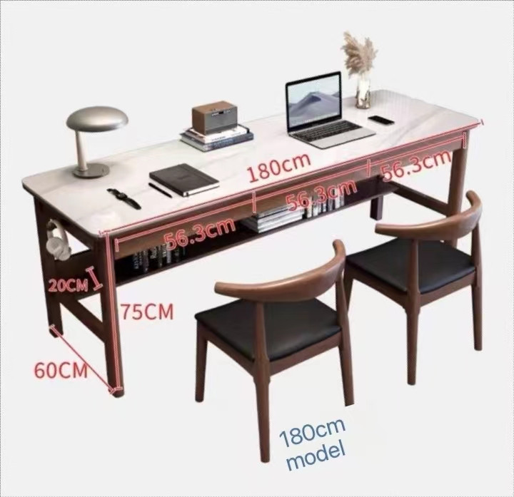 Noa Study Table with Drawers