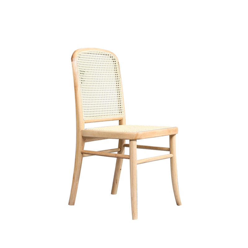 Rattan Solid Wood Dining Chair Featured Image