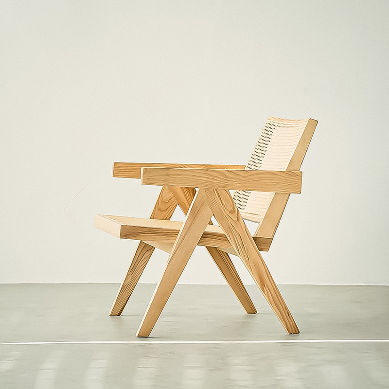 Rhett Wooden Lounge Chair