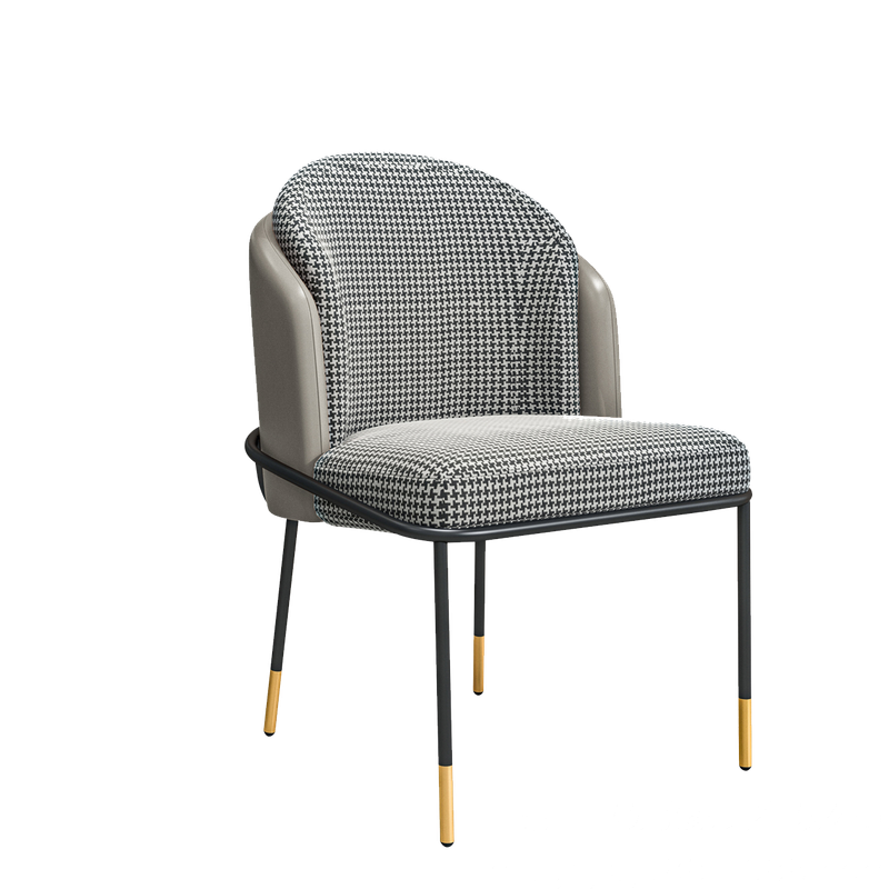 Gudrun Fabric Dining Chair in home setting — Singapore