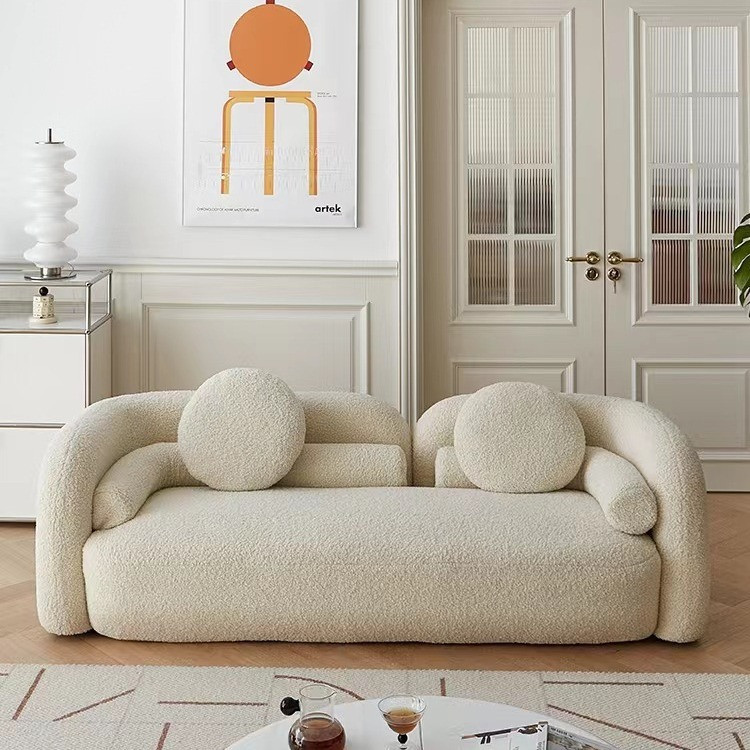 Kirk Sherpa Sofa Singapore | Sherpa fleece | Scenario C