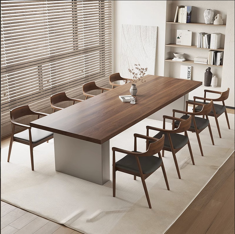 Hanson Solid Wood Conference Table dimensions — Singapore meeting room