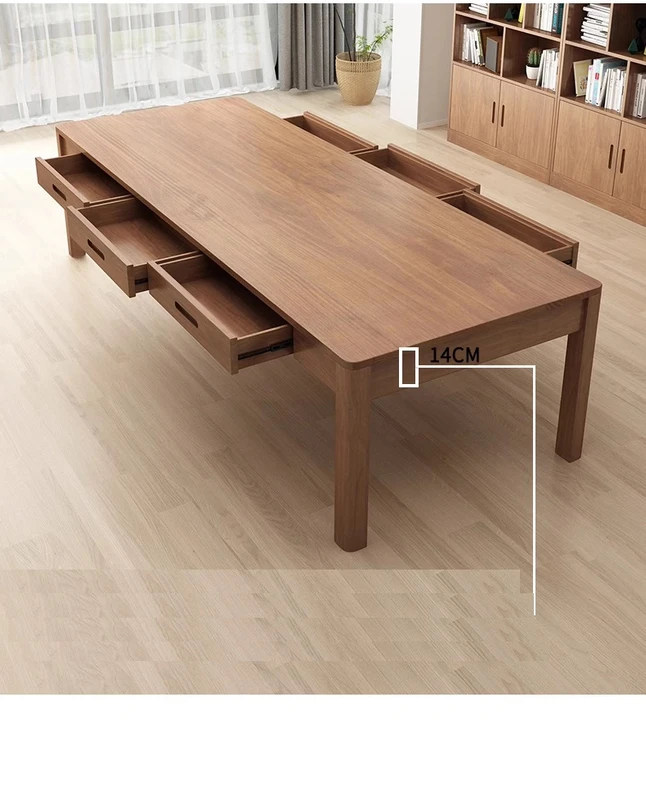 Kenta Solid Wood Study Table Singapore | Home Office Setting