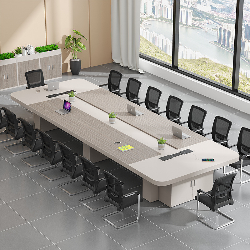 Slavi Wooden Conference Table | Wood Table Singapore | Linear Furnishings