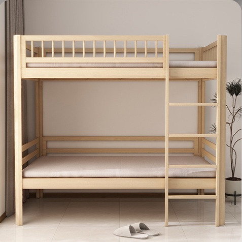 Kodomo Bunk Bed Singapore | Wood-Grain Transfer-Print Galvanized Steel Frame
