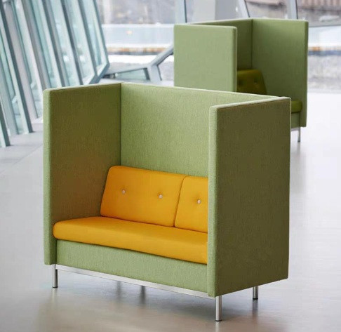 Amirah High-Back Office Sofa Singapore | Full View, Privacy Pod Design | Free Delivery Singapore & Peninsular Malaysia