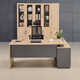 Aldric Modern Manager Desk with Side Cabinet Aldric Modern Manager Desk with Side Cabinet