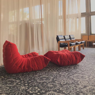 Cater TOGO Fabric Seat Lounge Chair Singapore - Linear Furnishings