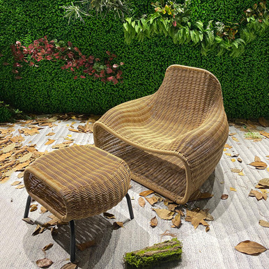 Liana Rattan Chair Scandinavian Style Singapore - Linear Furnishings