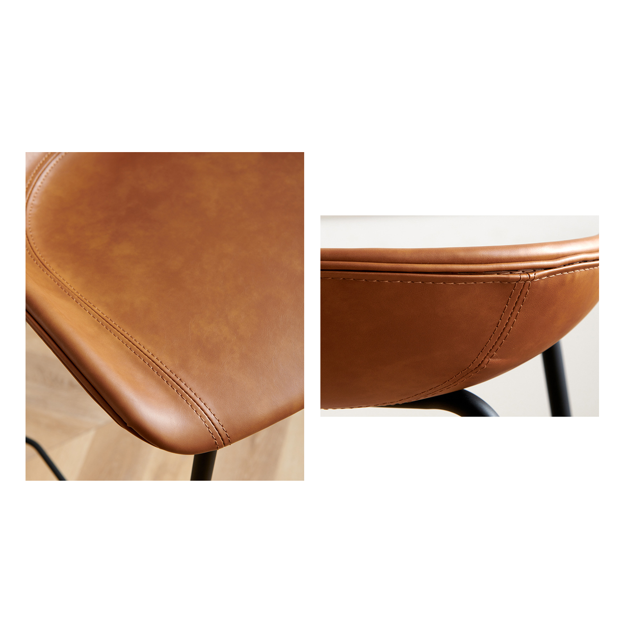Clark Leather Bar Stool Singapore | Linear Furnishings Singapore