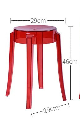 Otto Transparent Stool Chair Singapore | Linear Furnishings Singapore Otto Transparent Stool Chair Singapore | Linear Furnishings Singapore