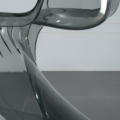 Panton Acrylic Stool Chair Modern Style Singapore - Linear Furnishings