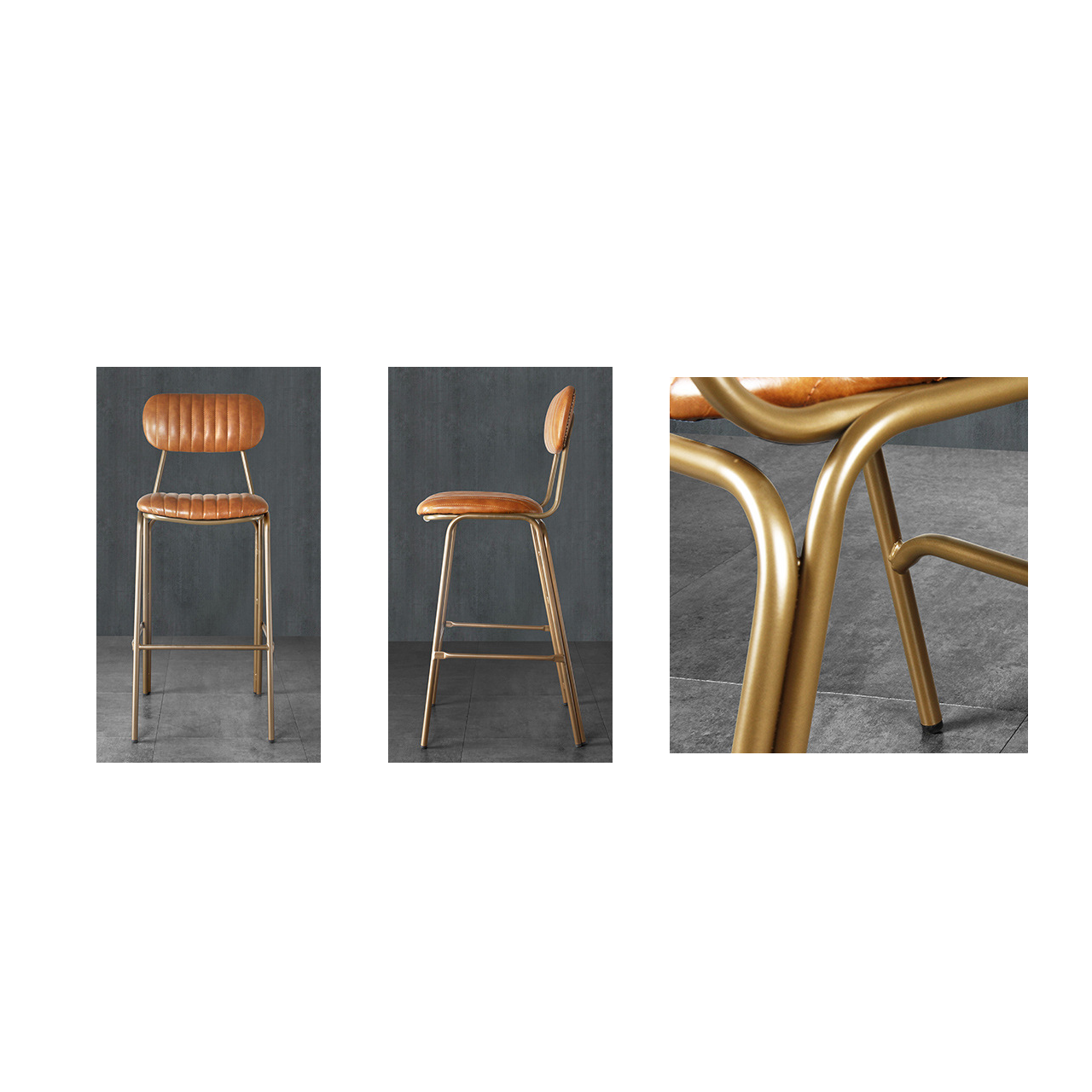 Niklaus Leather Bar Stool Singapore | Linear Furnishings Singapore Niklaus Leather Bar Stool Singapore | Linear Furnishings Singapore