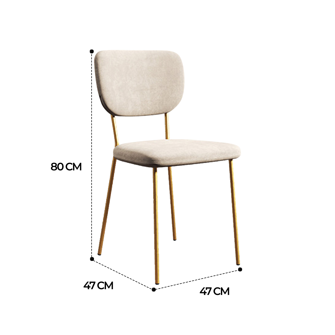 Leylani Velvet Dining Chair Modern Style (4 or 6 Pieces) Singapore | Linear Furnishings Singapore