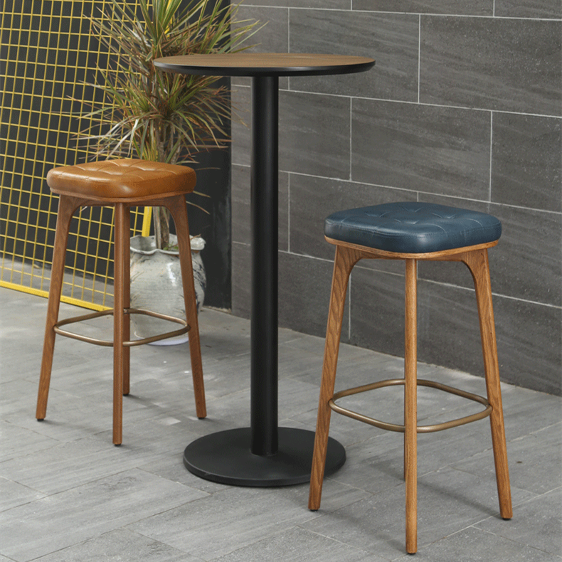 Matt Wooden Bar Stool | Linear Furnishings Singapore Matt Wooden Bar Stool | Linear Furnishings Singapore