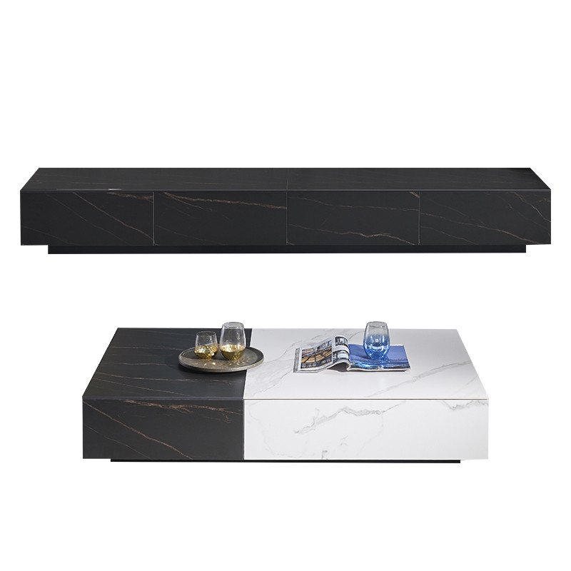 Judd Sintered Stone TV Console Modern Style | Linear Furnishings Singapore