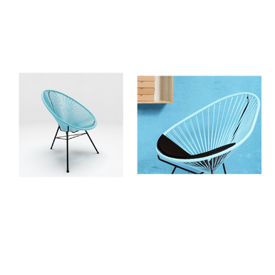 Vilda Rattan Shell-Shaped Chair (2 Pieces) Singapore - Linear Furnishings