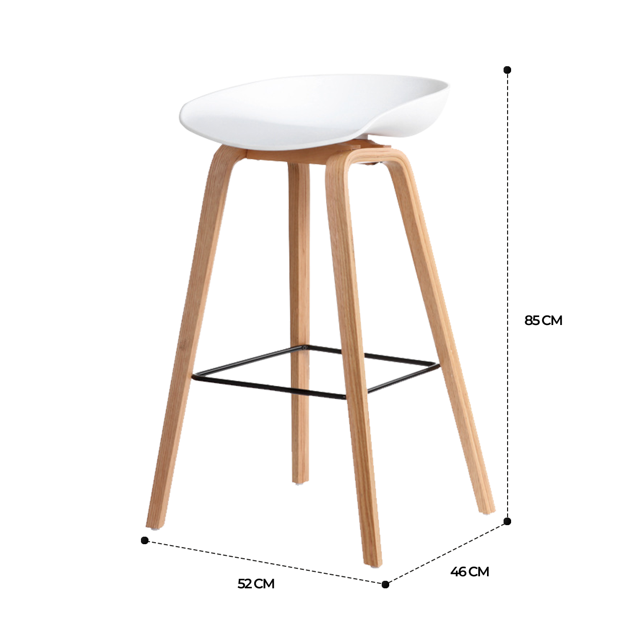 Edith Wooden Bar Stool Singapore | Linear Furnishings Singapore Edith Wooden Bar Stool Singapore | Linear Furnishings Singapore