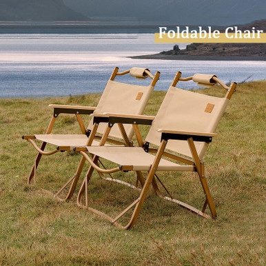 MISA Wooden Foldable Chair Japanese Style