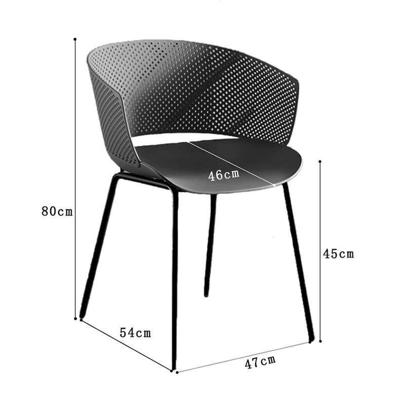 Eira Metal Dining Chair Modern Style (4 Pieces) Singapore | Linear Furnishings Singapore