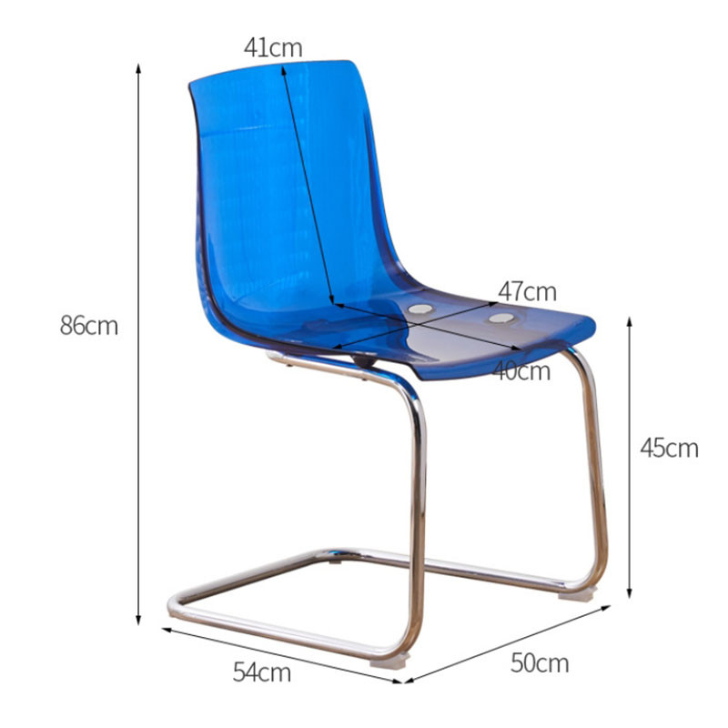 Tobias Transparent Dining Chair Singapore | Linear Furnishings Singapore
