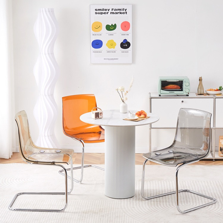 Tobias Transparent Dining Chair Singapore | Linear Furnishings Singapore