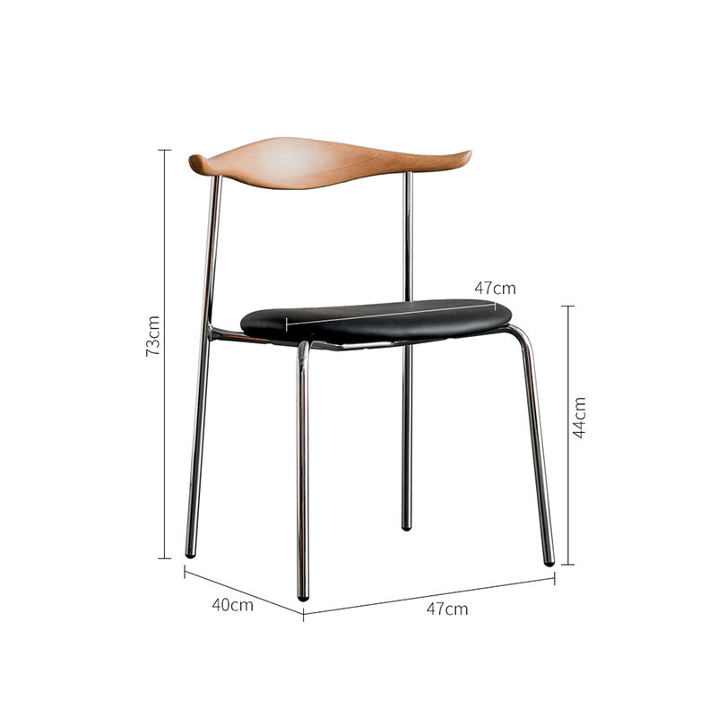 Elkie Stainless Steel Dining Chair Italian Style (4 Pieces) Singapore | Linear Furnishings Singapore