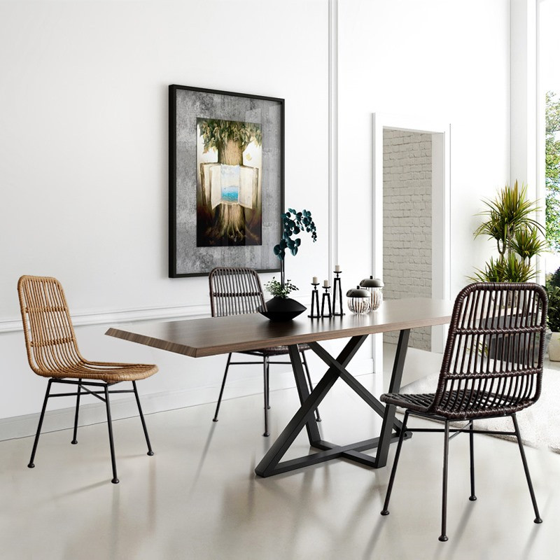 Gunhild PE Rattan Dining Chair Nordic Style (4 Pieces) Singapore | Linear Furnishings Singapore Gunhild PE Rattan Dining Chair Nordic Style (4 Pieces) Singapore | Linear Furnishings Singapore