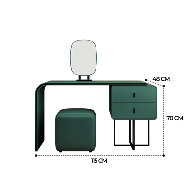 Eva Wooden Dressing Table Set LED Mirror Singapore