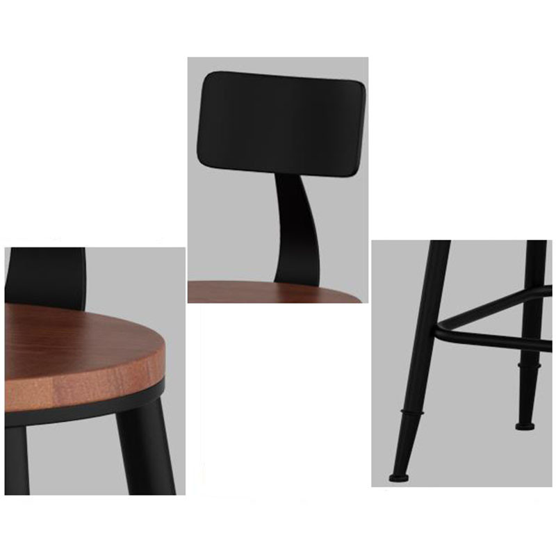 Noah Wooden Bar Stool Singapore | Linear Furnishings Singapore