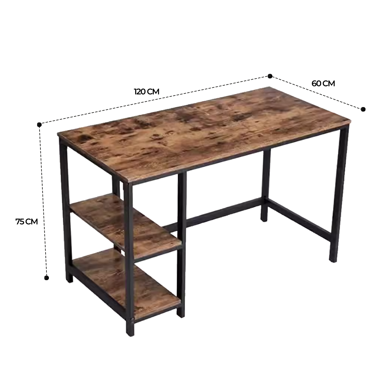 JACK Wooden Study Table Industrial Style - Singapore Study Table | Linear Furnishings JACK Wooden Study Table Industrial Style - Singapore Study Table | Linear Furnishings
