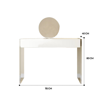 Dylan Acrylic Floating Dressing Table Singapore