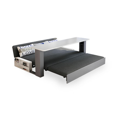 Mia Wooden Multi-Functional Sofa Bed Modern Style Singapore - Linear Furnishings