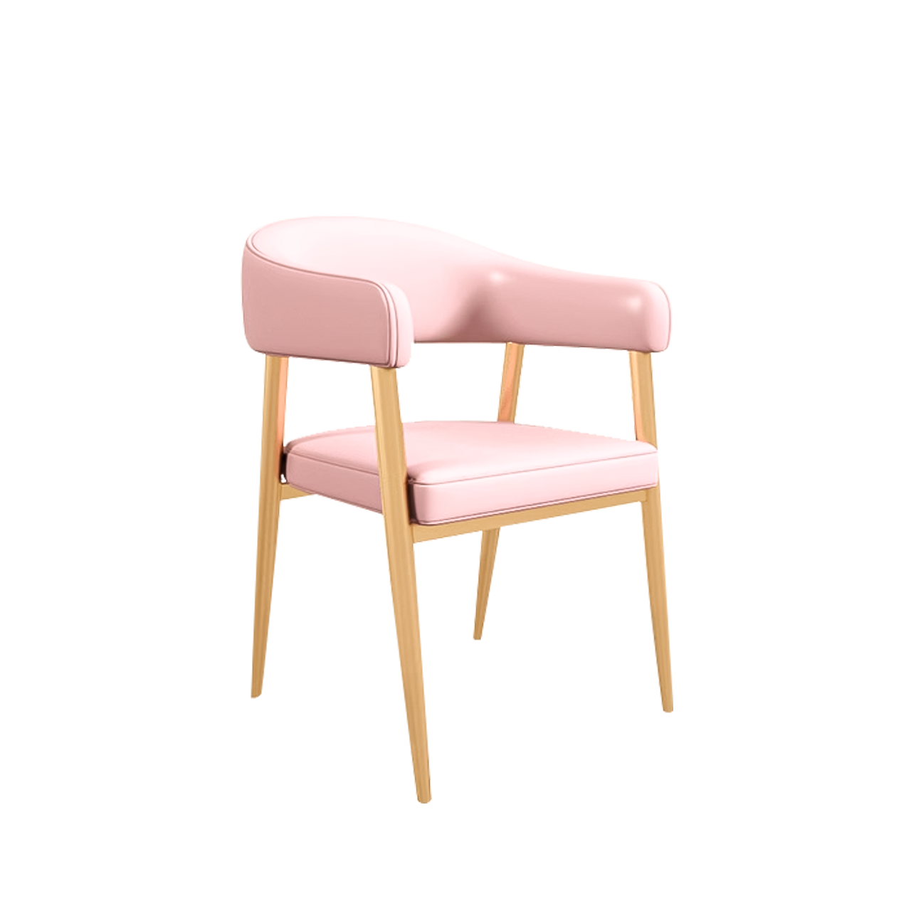 Finn Cozy Leather Dining Chair Modern Style (4 Pieces) - Singapore Dining Chair | Linear Furnishings