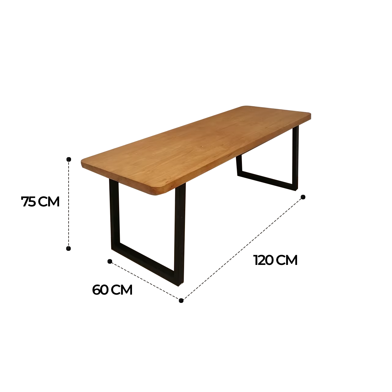 Kelsey Wooden Study Table - Singapore Study Table | Linear Furnishings