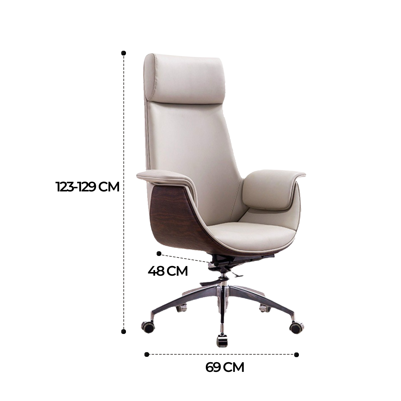 Keiko Leather Office Chair Singapore | Linear Furnishings Singapore Keiko Leather Office Chair Singapore | Linear Furnishings Singapore