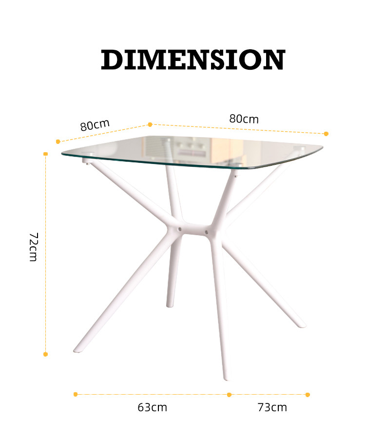 Lauss Tempered Glass Coffee Table Modern Style | Linear Furnishings Singapore