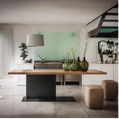 Elio Solid Wood Conference Table Singapore - Linear Furnishings