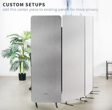Akira Acoustic Office Screen Singapore | Light Grey Sound-Absorbing ...