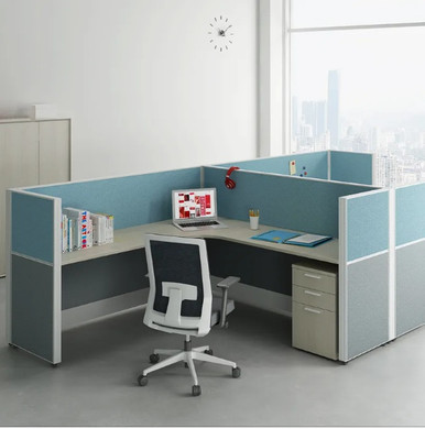 Midori Cubicle Office Workstation Singapore | Fabric Partition Panels ...