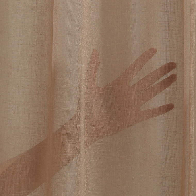 Linen Sheer Brown