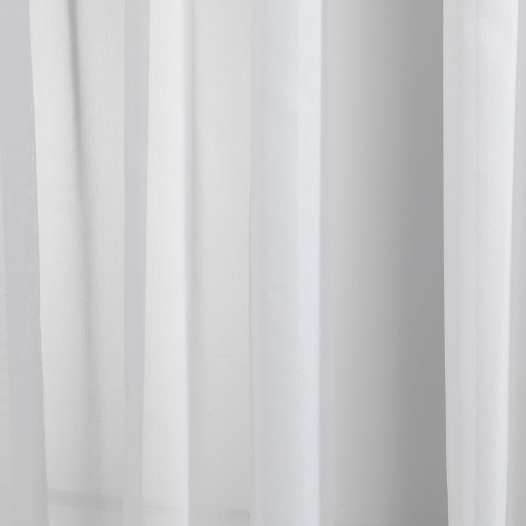 Silk Crap Sheer White