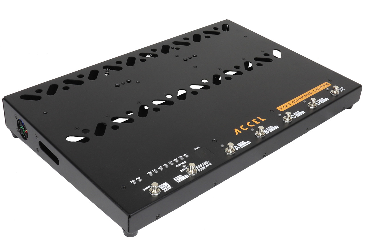 Pedalboard Accel FX22 Command Center: 8 Loop Switcher Pedalboard